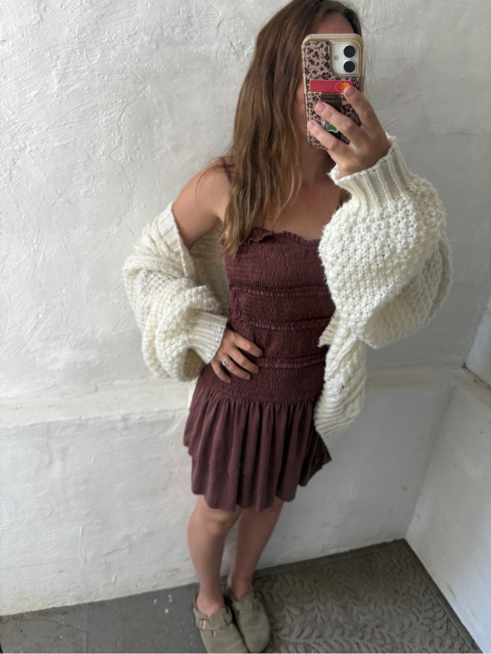 Urban outfitters Heide Smocked Drop Waist Mini Dress - Picture 10 of 13